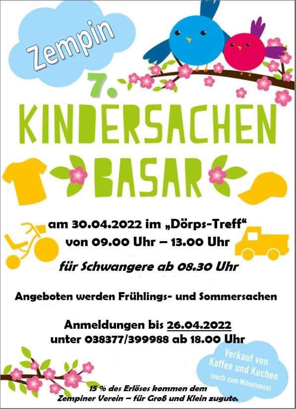 Kindersachenbasar Zempin